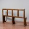 Early 19th Century Bench in Fir Back with Wide Open Slats, Italy 7