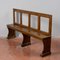 Early 19th Century Bench in Fir Back with Wide Open Slats, Italy 10