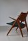 Ch28 Lounge Chair in Patinated Oak attributed to Hans J. Wegner for Carl Hansen & Søn, 1950s, Image 11
