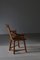 Swedish Handmade Folk Art Chair in Oakwood, 1900s 13
