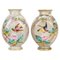 Baccarat Painted Opaline Vases, 19th Century, Set of 2, Image 1