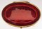 Caja de cristal de Bohemia rojo esmaltado, siglo XIX, Imagen 3