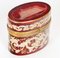 Red Bohemian Crystal Enamelled Box, 19th Century 2