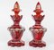 Napoleon III Bohemian Crystal Perfume Bottles, 19th Century, Set of 2 4