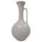 Large Mid-Century Modern White and Gray Vase attributed to Gunnar Nylund for Rörstrand, Sweden, 1950s, Image 1