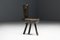 Brutalist Wabi Sabi Tripod Alpine Chair, France, 19th Century 16