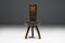 Brutalist Wabi Sabi Tripod Alpine Chair, France, 19th Century 13