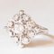 Vintage 18k White Gold Brilliant Cut Diamond Ring, 1970s 2