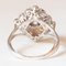 Vintage 18k White Gold Brilliant Cut Diamond Ring, 1970s, Image 6