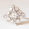 Vintage 18k White Gold Brilliant Cut Diamond Ring, 1970s, Image 1