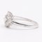 Vintage 18k White Gold and Diamond Ring, 1960s, Image 4