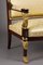 Empire Style Salon Set in Mahogany and Gilded Bronzes, 1860, Set of 9 10