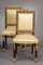 Empire Style Salon Set in Mahogany and Gilded Bronzes, 1860, Set of 9, Image 19