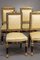 Empire Style Salon Set in Mahogany and Gilded Bronzes, 1860, Set of 9, Image 17