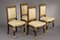 Empire Style Salon Set in Mahogany and Gilded Bronzes, 1860, Set of 9, Image 15