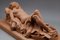 Large Terracotta Sculpture Depicting an Odalisque Reclining on a Drape, 1940s 10