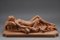 Large Terracotta Sculpture Depicting an Odalisque Reclining on a Drape, 1940s, Image 12