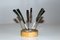 Mid-Century Fruit Knives with Stand by Auböck for Amboss, 1969, Set of 6, Image 3