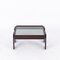 Square Coffee Table with Smoked Glass attributed to Frattini for Cassina, Italy, 1970s 4