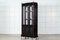 French Ebonised Faux Bamboo Beech Glazed Breakfront Bookcase, Image 4