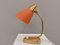 Lampada da comodino in ottone, Germania, anni '50, Immagine 1