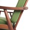 GE270 Chair with Stool by Hans Wegner for Getama, 1960s, Set of 2 19