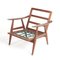 GE270 Chair with Stool by Hans Wegner for Getama, 1960s, Set of 2 10