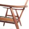 GE270 Stuhl mit Hocker von Hans Wegner für Getama, 1960er, 2er Set 9