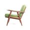 Set of GE270 Chair with Stool by Hans Wegner for Getama, 1960s, Image 3