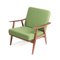 GE270 Chair with Stool by Hans Wegner for Getama, 1960s, Set of 2 2