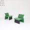 Sessel aus Stoff & Kunststoff, 1980er, 2er Set 9