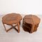 British Art Deco Butterfly Nesting Tables in Walnut, 1930, Set of 5 5