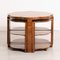 British Art Deco Butterfly Nesting Tables in Walnut, 1930, Set of 5 1