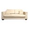 Vintage Three-Seater Sofa in Off-White, Image 1