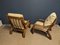 Rattan Lounge Chairs with Table, Set of 3 3
