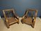 Rattan Lounge Chairs with Table, Set of 3 5