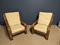 Rattan Lounge Chairs with Table, Set of 3 2