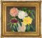 Fritz Mühsam, Dahlia Flower Still Life, Early 20th Century, Oil Painting, Framed 1