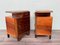 Italian Bedside Tables in Briarwood, 1930s, Set of 2 2