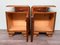 Italian Bedside Tables in Briarwood, 1930s, Set of 2 6
