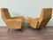 Set of Vintage Italian Armchairs with Metal Legs, 1950s 2
