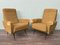 Set of Vintage Italian Armchairs with Metal Legs, 1950s 1