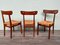 Chaises Vintage en Hêtre avec Siège Canné, 1950s, Set de 3 3