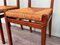 Vintage Beech Chairs with Caned Seat, 1950s, Set of 3 9