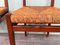 Vintage Beech Chairs with Caned Seat, 1950s, Set of 3, Image 8