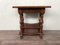 Italian Wooden High Table with Drawer and Shelf, 1970s, Set of 2 10