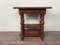 Italian Wooden High Table with Drawer and Shelf, 1970s, Set of 2 1