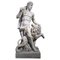 Hercules, 19th Century, White Carrara Marble 1