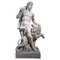 Hercules, 19th Century, White Carrara Marble, Image 1