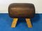 Vintage Leather Bench, 1930s 4